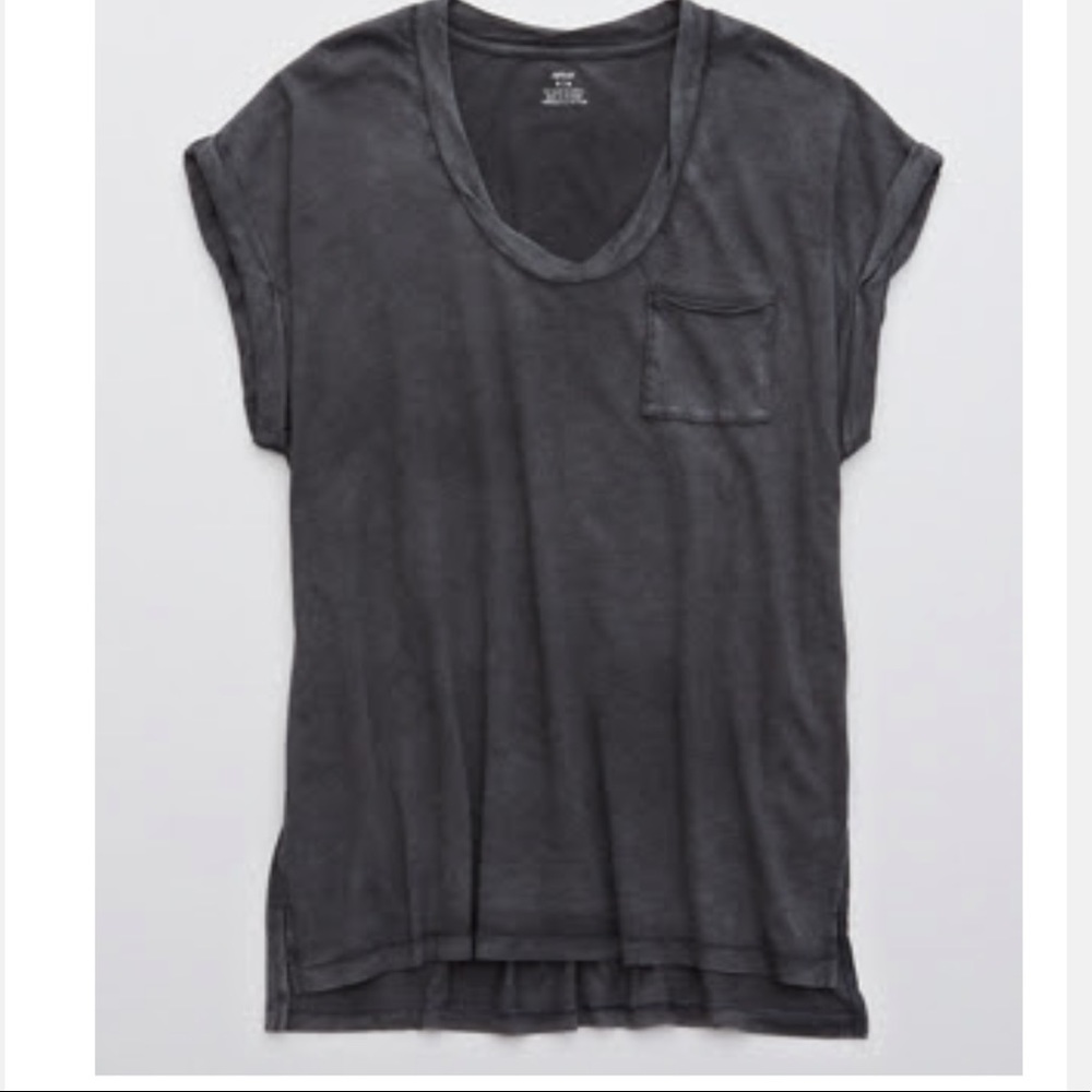 ISO Aerie Boyfriend Rope Voop T-Shirt in White XXL